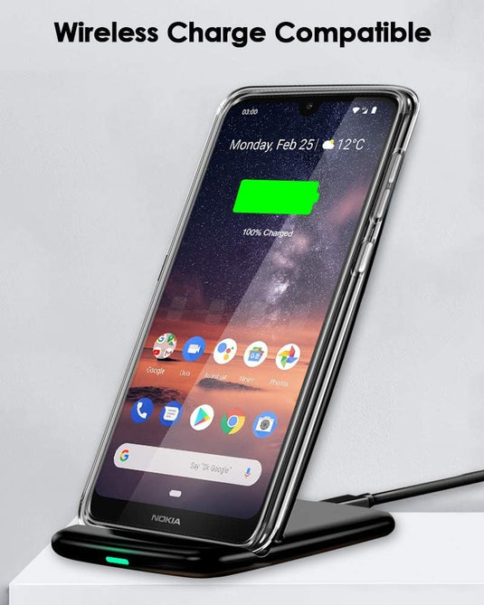 Nokia 3.2 - AirPillow Cushion Transparent Soft Clear TPU Four Corners Protective Case - Polar Tech Australia