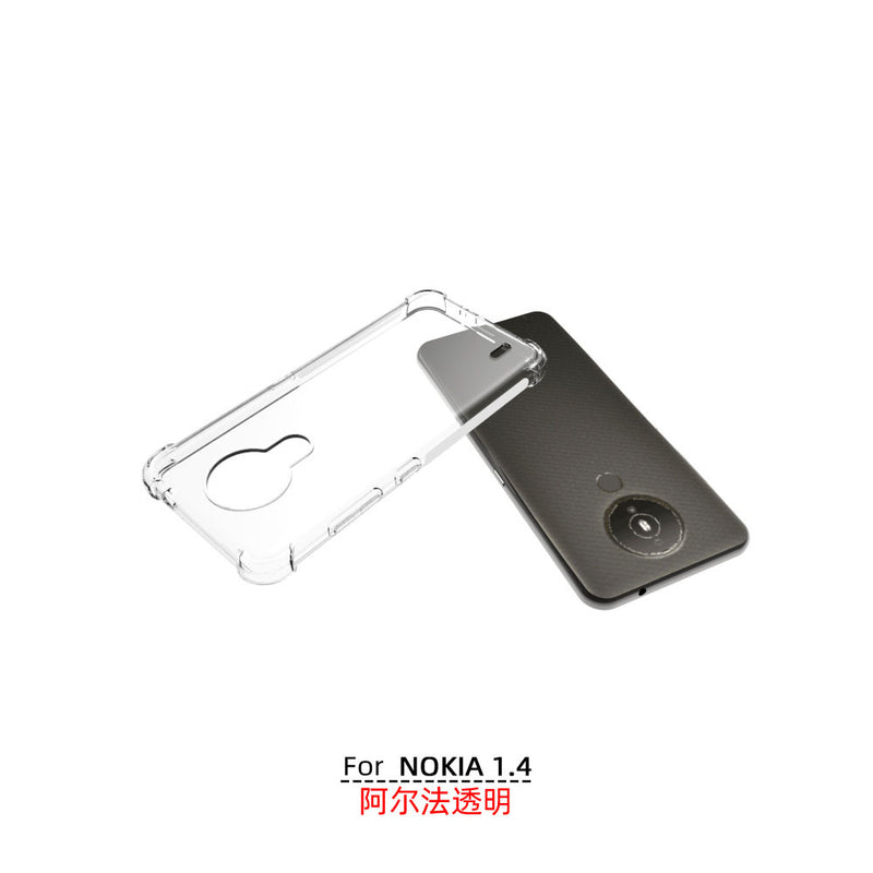 Load image into Gallery viewer, Nokia 1.4 - AirPillow Cushion Transparent Soft Clear TPU Four Corners Protective Case - Polar Tech Australia

