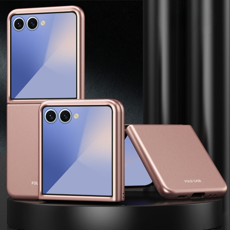 Load image into Gallery viewer, Samsung Galaxy Z Flip7 5G - Skin Feel Electroplating PC Shockproof Phone Case
