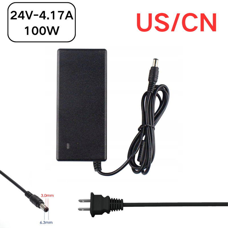 Load image into Gallery viewer, [OEM][24V-4.17A][6.3×3mm] For Zebra ZC300 GK420D GX430T GX420T GX420D HC100 ZD500R ZXP Series - DC Power Supply Adapter Charger
