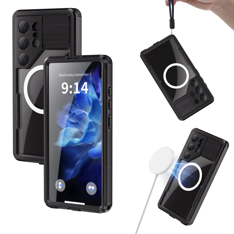 Chargez l&#39;image dans la visionneuse de la galerie, [Magsafe Compatible] [Mars Series] Samsung Galaxy S25/Plus/Ultra - Shellbox Full Covered Waterproof Heavy Duty Tough Armor Case - Polar Tech Australia
