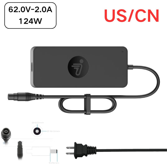 [124W/62.0V-2.0A] Segway Ninebot Segway GT1  GT2 Series - eKickScooter Standard Charger