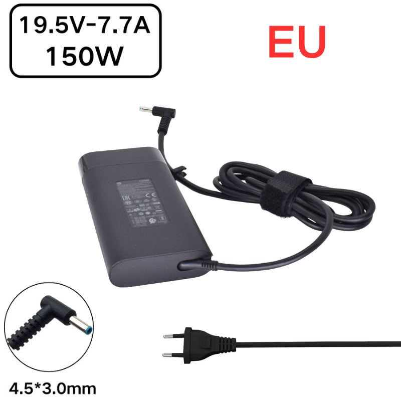 Load image into Gallery viewer, [19.5V-7.7A/150W][4.5x3.0][TPN-CA11] HP ZBook Studio G3, HP ZBook 15 G3 and HP ZBook 15u G3 mobile workstations AC power Supply Adapter Charger
