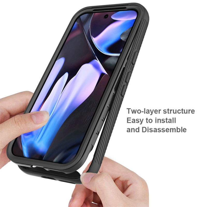 Cargue la imagen en el visor de la galería, Google Pixel 9A - Solid Color Shockproof TPU Clear PC Phone Case - Polar Tech Australia
