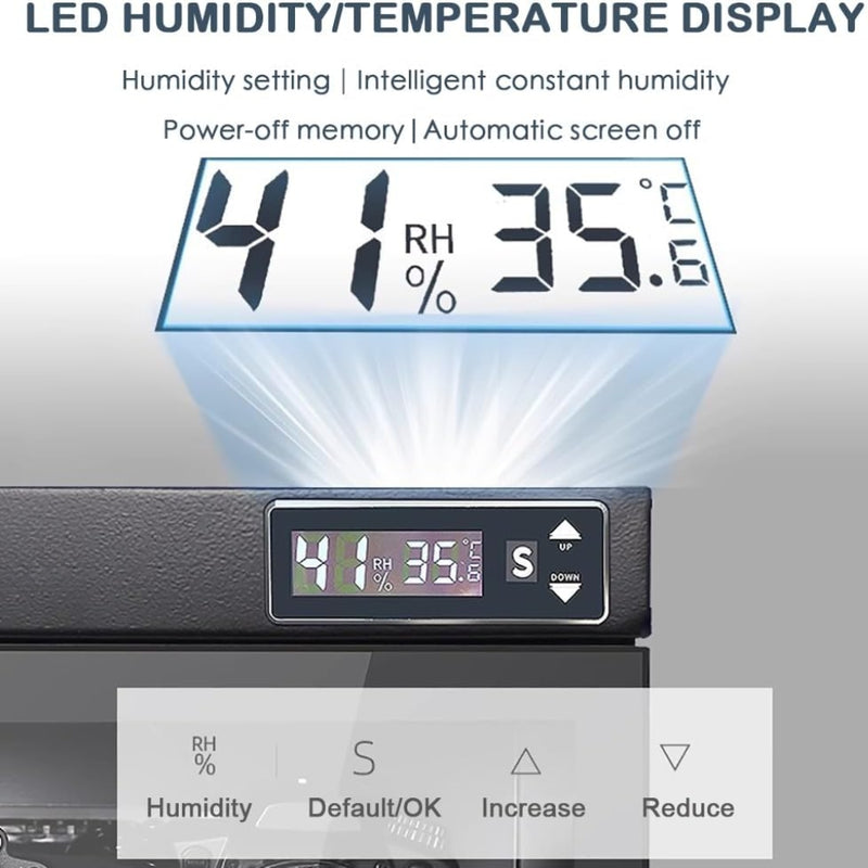 Cargue la imagen en el visor de la galería, 32L Camera Dehumidifying Dry Cabinet, Electronic Moisture Proof Storage Cabinet for DSLR Camera Lens, Photography Equipment, Digital Devices, Silent Energy Saving Dry Box
