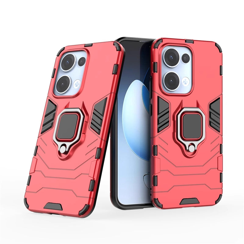 Load image into Gallery viewer, OPPO Reno13 Pro 5G (CPH2697) - Heavy Duty Armor Case With Ring Holder Stand - Polar Tech Australia
