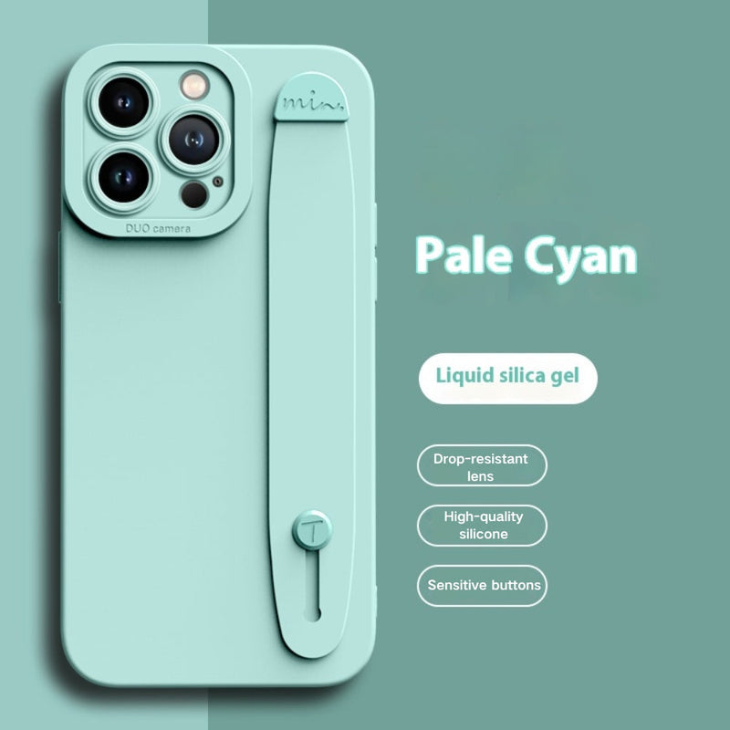 Load image into Gallery viewer, [Wrist Strap Bracket] Apple iPhone 12/Pro/Max - Washable Liquid Silicone Protective Case - Polar Tech Australia

