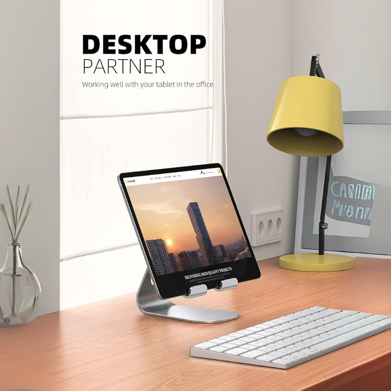 Cargue la imagen en el visor de la galería, Tablet Stand Adjustable, Lamicall Tablet Stand : Desktop Stand Holder Dock Compatible With APPLE iPad Samsung Galaxy Tab Microsoft Surface (4-13 inch)
