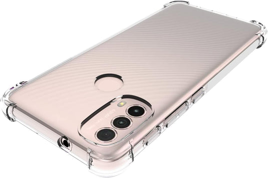 Motorola Moto E30/E40 - AirPillow Cushion Transparent Soft Clear TPU Four Corners Protective Case - Polar Tech Australia