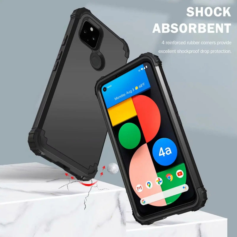 Load image into Gallery viewer, Google Pixel 4A 5G - Silicone Hybrid PC Shockproof Phone Case - Polar Tech Australia
