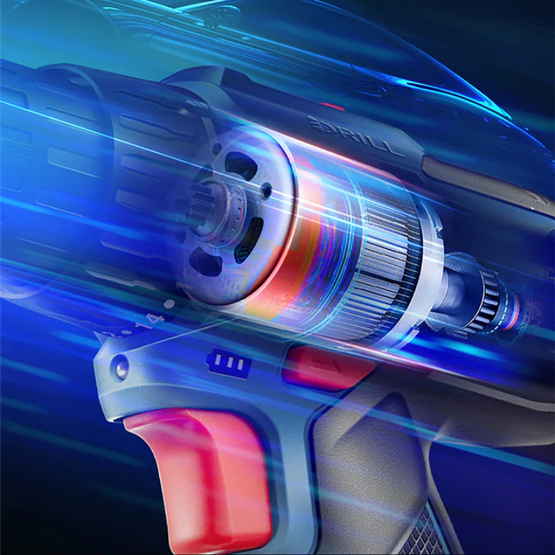 Load image into Gallery viewer, [MJZ1601] DongCheng Charging Screwdriver Multifunctional Double Speed Electric Drill Tool Set
