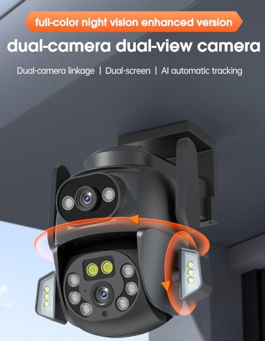 Tuya Ultra HD 6MP 6MP Dual Lens Wireless IP66 Outdoor Security AI Camera Full Colour Night Vision - Polar Tech Australia