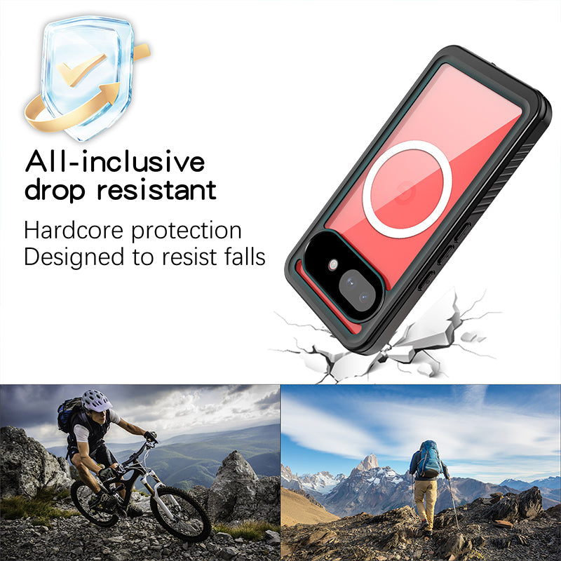 Load image into Gallery viewer, [FS Series][Magsafe Compatible] Google Pixel 10A - Redpepper Full Covered Waterproof Heavy Duty Tough Armor Case - Polar Tech Australia
