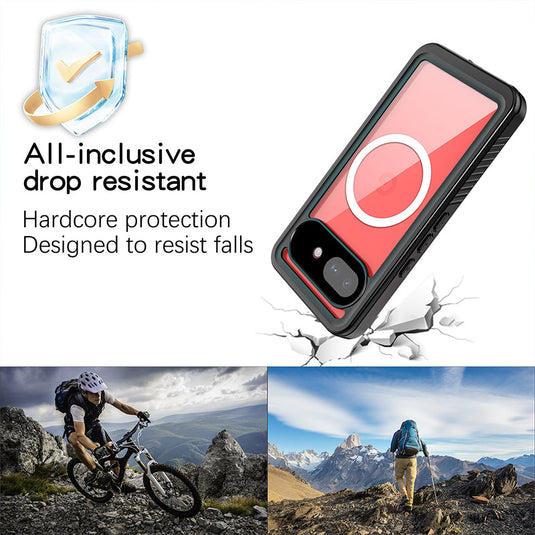 [FS Series][Magsafe Compatible] Google Pixel 10A - Redpepper Full Covered Waterproof Heavy Duty Tough Armor Case - Polar Tech Australia