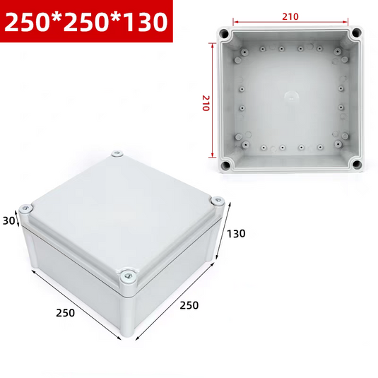 Caja plástica del recinto de la caja de conexiones eléctricas del ABS interior y al aire libre impermeable IP67