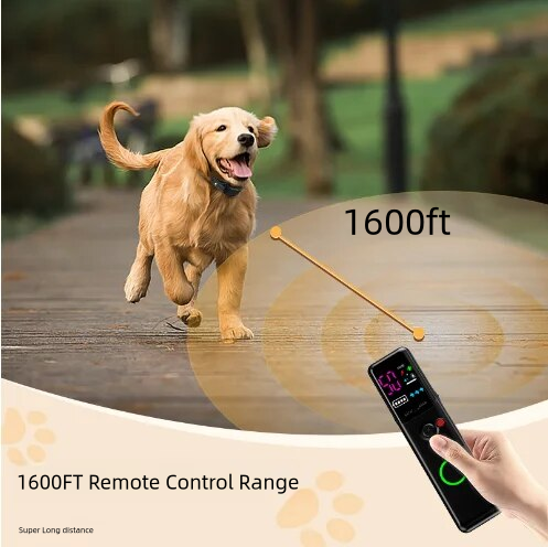 PAPANI Intelligence Rechargeable Remote control Dog Training waterproof Digital display Collar - Polar Tech Australia
