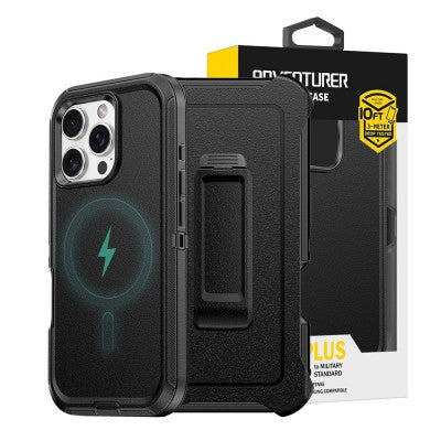 Load image into Gallery viewer, [With Belt Clip][MagSafe Compatible] Apple iPhone 16/16 Plus/16 Pro/16 Pro Max Adventurer Commuter Heavy Duty Drop Proof Case - Polar Tech Australia
