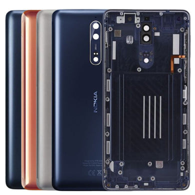 [With Camera Lens] Nokia 8 (TA-1004)- Back Rear Housing Frame - Polar Tech Australia