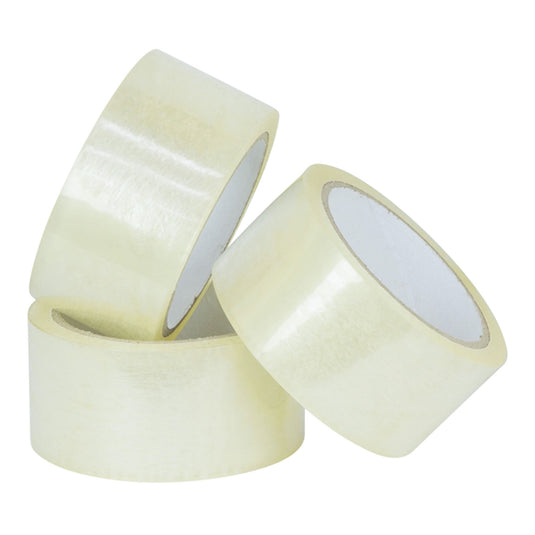 [48mm wide/100M] Heavy Duty Clear Transparent Packing Tape Carton Sealing Tape - Polar Tech Australia
