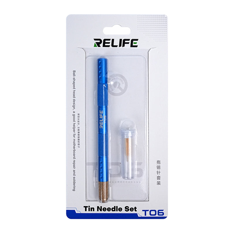 Load image into Gallery viewer, [TO6] RELIFE TO6 Pure Copper with Gold Plating Desoldering Needle Set for BGA Packaging Chip Soldering ﻿Tool
