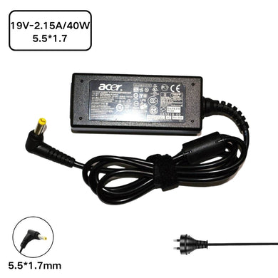 [19V-2.15A /40W][5.5*1.7] Acer AOD150-1739 AOD150-1462 AOD150-1322 AOD150-1860 Dell Inspiron Mini 9 Laptop AC Power Supply Adapter Charger - Polar Tech Australia