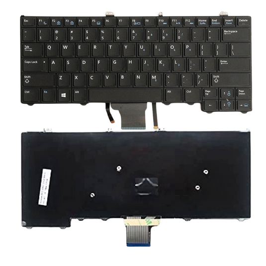 DELL Latitude E7440 E7420 E7240 E7420D 12 7000 Series - Laptop Keyboard With Back Light US Layout - Polar Tech Australia