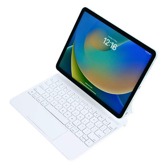 Magic Magnetic Floating Trackpad Wireless 7 Multi-Color Backlit Keyboard Case for Apple iPad 10.9” & 11“ 10/11th Gen (2022/2025)