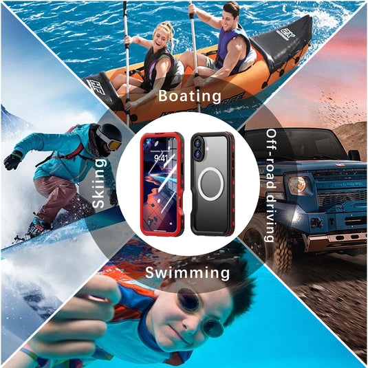 [MagSafe Compatible][DUP Series] Apple iPhone 16 / 16 Plus / 16 Pro / 16 Pro Max Redpepper IP68 Waterproof Heavy Duty Tough Armor Case - Polar Tech Australia