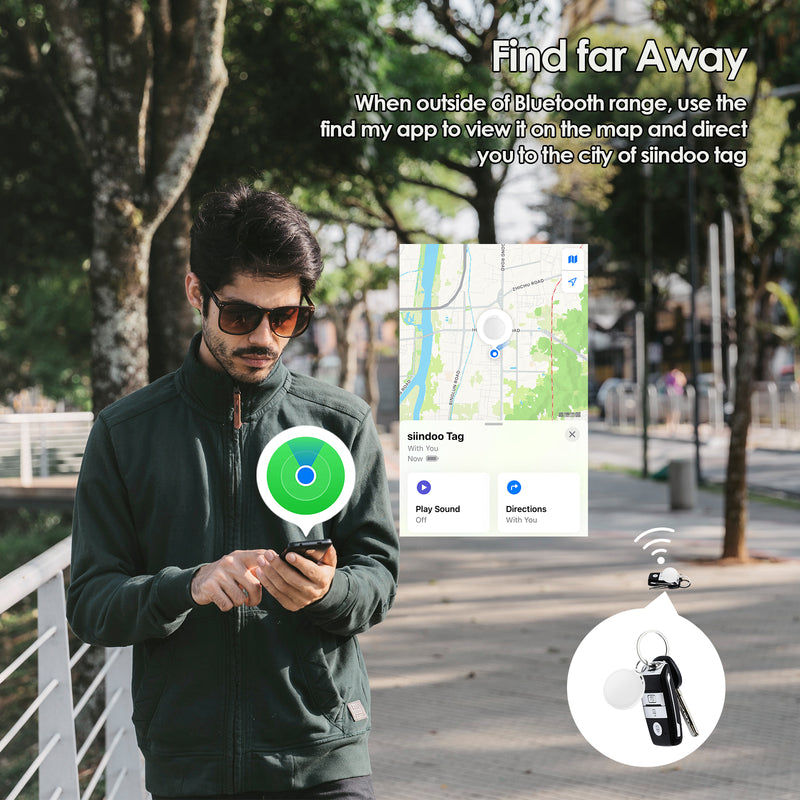Load image into Gallery viewer, [Siindoo]  AirTag Mini GPS Tracker Smart Tag Luggage Wallet Pet Key Finder - Polar Tech Australia
