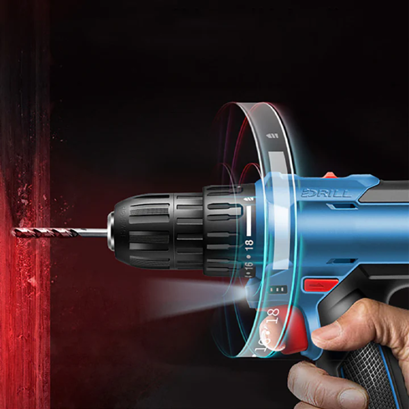 Load image into Gallery viewer, [MJZ1601] DongCheng Charging Screwdriver Multifunctional Double Speed Electric Drill Tool Set
