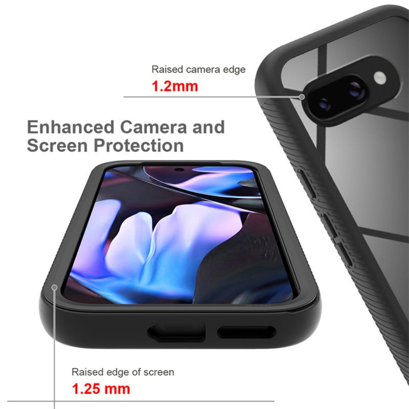 Cargue la imagen en el visor de la galería, Google Pixel 9A - Solid Color Shockproof TPU Clear PC Phone Case - Polar Tech Australia
