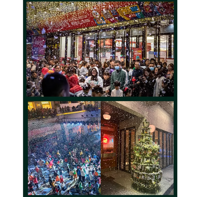 Cargue la imagen en el visor de la galería, Artificial Snow Maker Machine for Mall Christmas Displays, Scenic Spots,Photography and Outdoor Snowfall Effects - Polar Tech Australia
