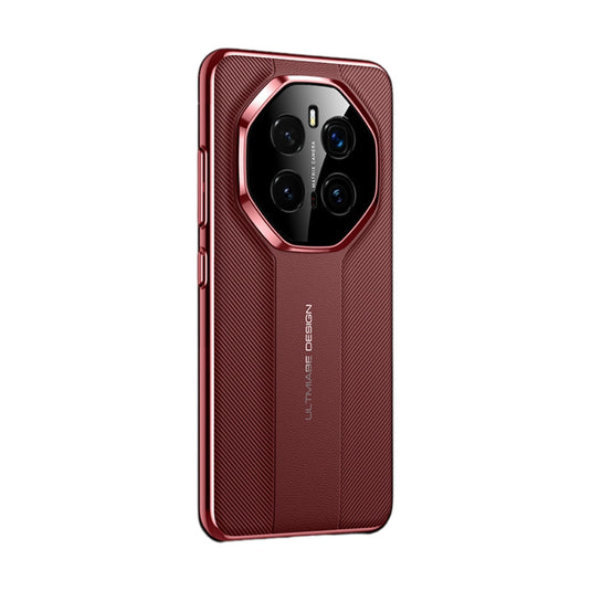 Honor Magic7 Pro (PTP-N49, PTP-AN10) - Extraordinary Master Plain Leather Phone Case