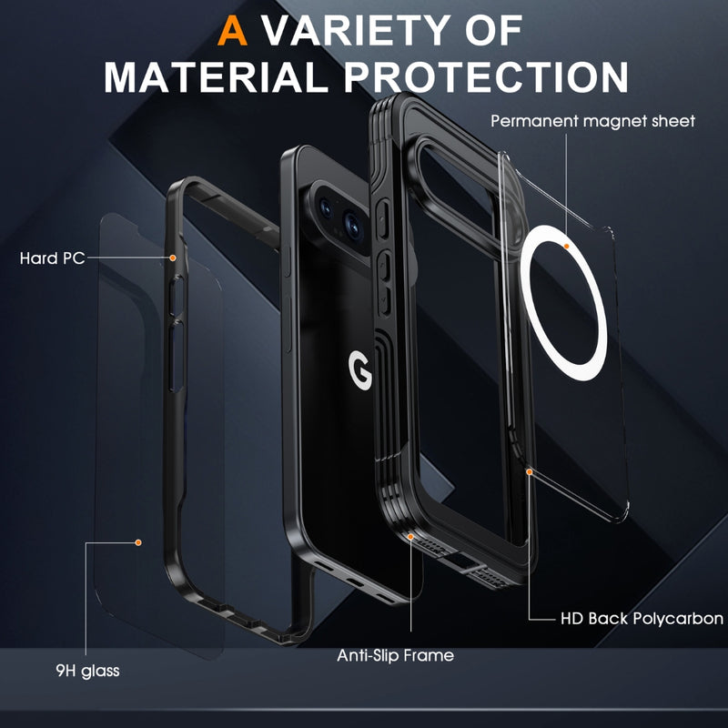 Cargue la imagen en el visor de la galería, Google Pixel 11 Pro XL - RedPepper Tempered Glass MagSafe Phone Case

