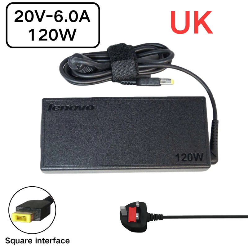 Load image into Gallery viewer, [20V-6.0A/120W][Yellow Square] Lenovo 3 SERIES 5 Series Desktop A Series all in ones AC Power Supply Adapter Charger - Polar Tech Australia
