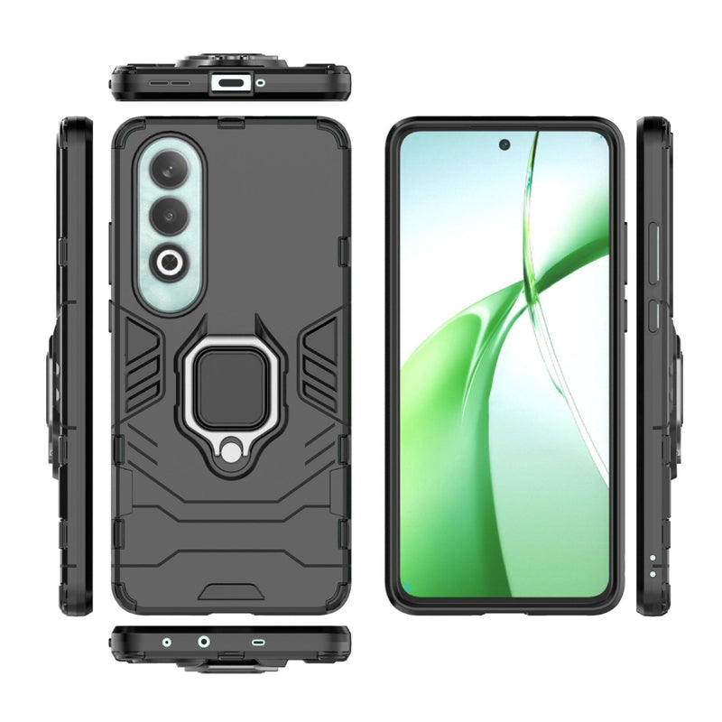 Chargez l&#39;image dans la visionneuse de la galerie, OnePlus Nord CE4 Lite - Heavy Duty Armor Case With Ring Holder Stand
