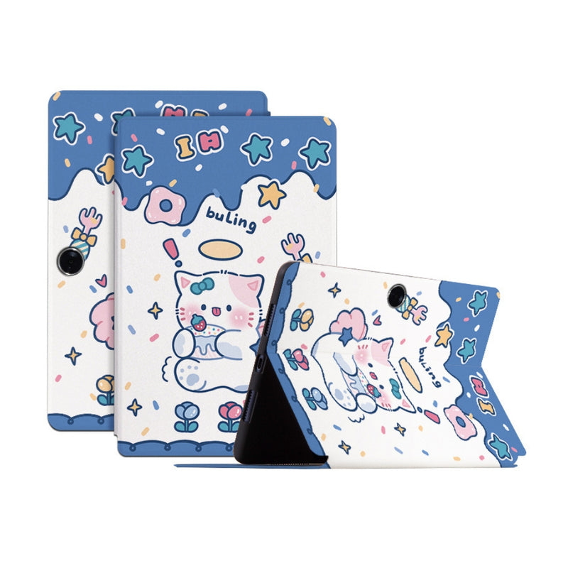 Load image into Gallery viewer, OPPO Pad Neo (OPD2302, OPD2303) - Cute Cartoon Pattern Magnetic Flip Stand Protective Case - Polar Tech Australia
