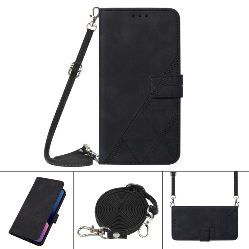 Load image into Gallery viewer, [With Shoulder Strap] [With Card Slot] Motorola G Stylus 2022 4G/5G - PU leather Crossbody Wallet Style Shockproof Phone Case - Polar Tech Australia
