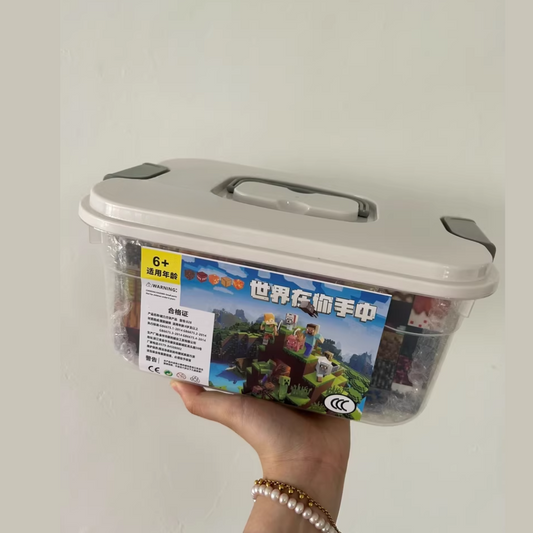 [400pcs] Minecraft Magnetic Building Blocks – 400pcs Random Mini Magnet Bricks Creative Educational Toy for Kids