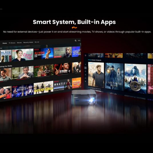 [AN37] 1080P Native Support 4K 1000 ANSI 26000 Lumens Android Smart Profession Projector