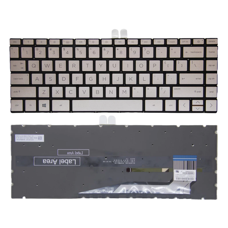 Chargez l'image dans la visionneuse de la galerie, HP Pavilion Plus 14-EY 14-EW TPN-W160 Series - Laptop Keyboard With Backlit US English Layout
