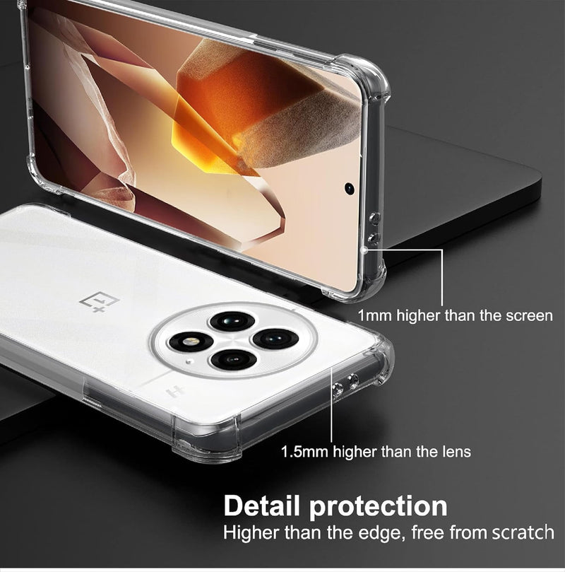Chargez l&#39;image dans la visionneuse de la galerie, OnePlus 1+13 - AirPillow Cushion Transparent Soft Clear TPU Four Corners Protective Case - Polar Tech Australia
