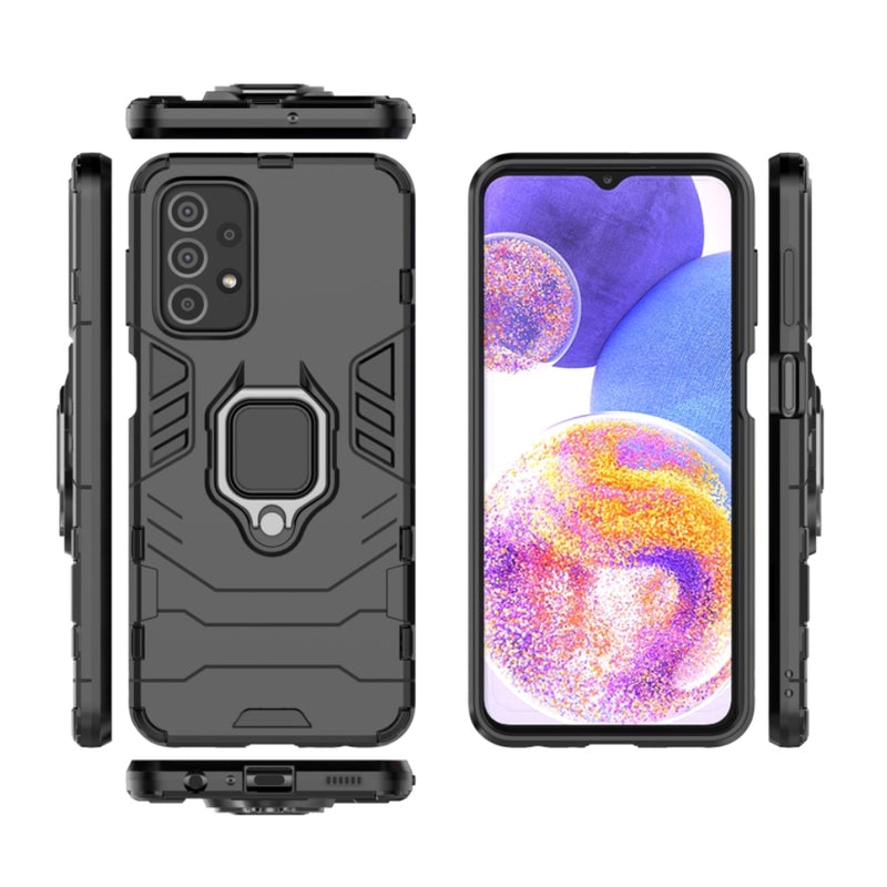 Cargue la imagen en el visor de la galería, Samsung Galaxy A03s (SM-A037) - Heavy Duty Armor Case With Ring Holder Stand
