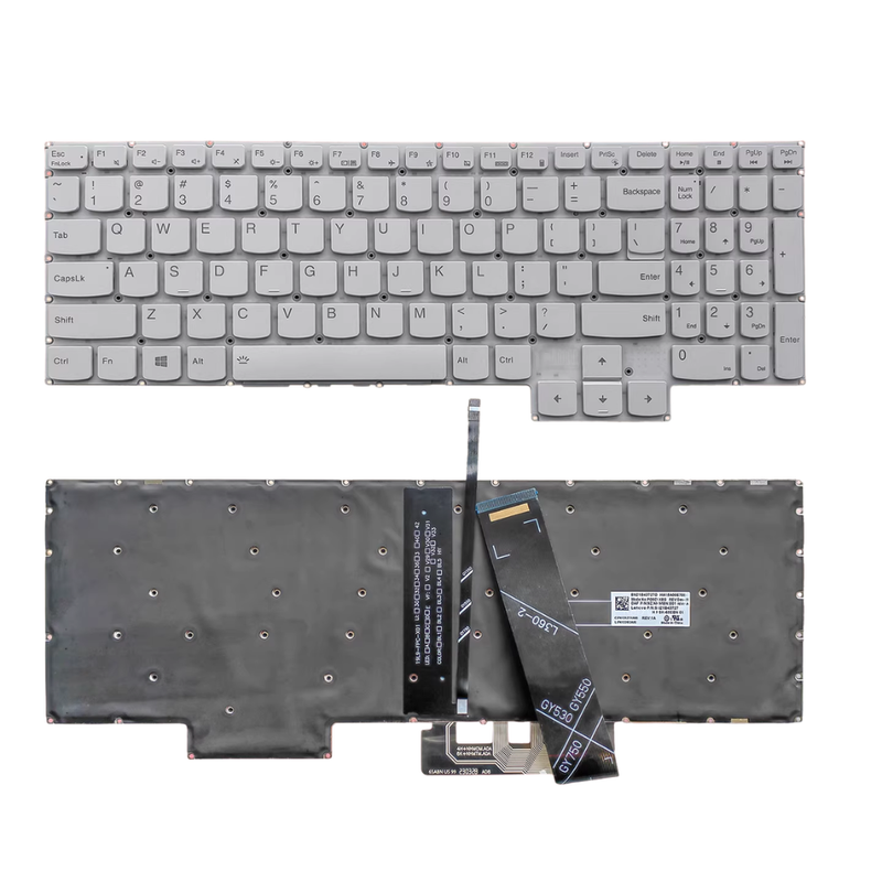 Cargue la imagen en el visor de la galería, Lenovo Legion 7 17IMH05 17ARH05H 17IMH05H 17ACH0H Series - Laptop Keyboard With Backlit US English Layout - Polar Tech Australia

