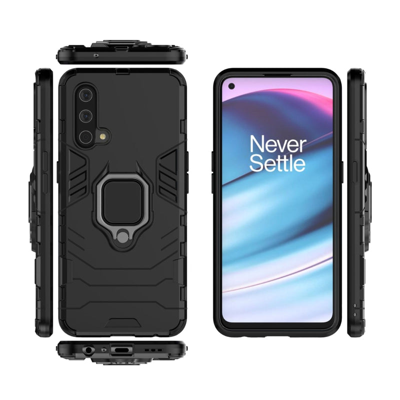 Chargez l&#39;image dans la visionneuse de la galerie, OnePlus Nord CE - Heavy Duty Armor Case With Ring Holder Stand
