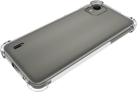 Nokia C110 - AirPillow Cushion Transparent Soft Clear TPU Four Corners Protective Case - Polar Tech Australia
