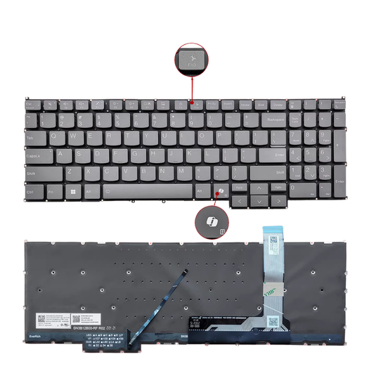 Lenovo Thinkbook 16p G4 IRH Series - Laptop Keyboard With Backlit US English Layout - Polar Tech Australia