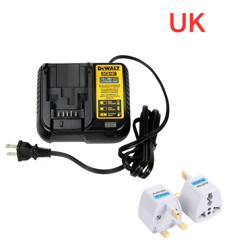 Load image into Gallery viewer, [DCB107][10.8V~18V / 12V~20V MAX-1.25A] Genuine Original DeWalt Fast Charger Electrical Tool Li-ion Battery - Replacement Charger - Polar Tech Australia
