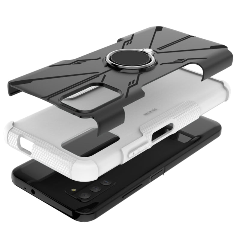 Load image into Gallery viewer, Nokia G11 / G21 - Armor Bear Shockproof PC + TPU Phone Case with Ring
