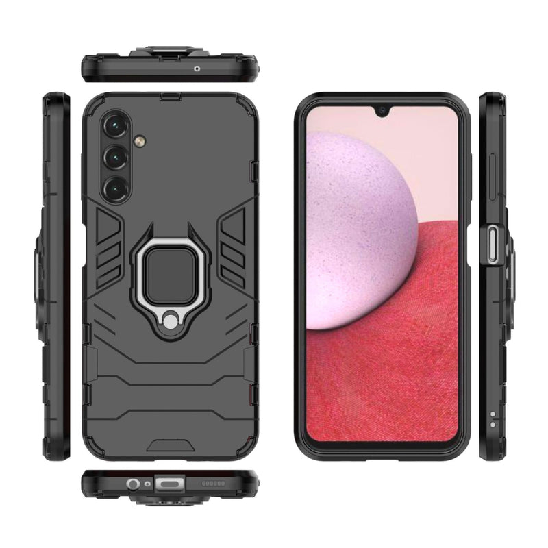 Load image into Gallery viewer, Samsung Galaxy A25 5G (SM-A256) - Heavy Duty Armor Case With Ring Holder Stand
